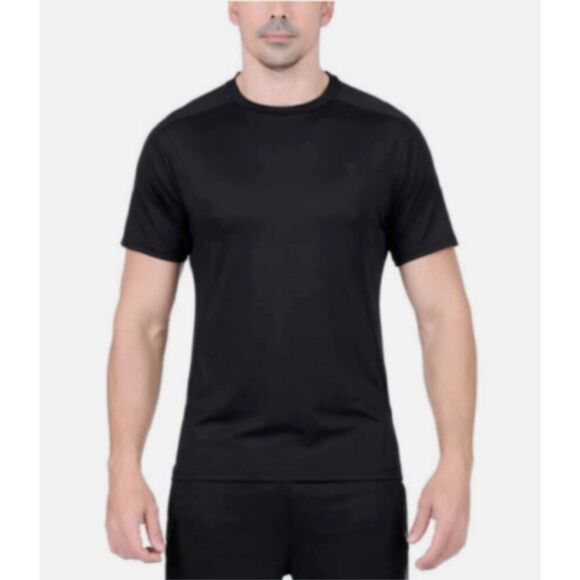 Spyder Men’s Black Work Out Short Sleeve Top Size XXL New - Picture 1 of 5